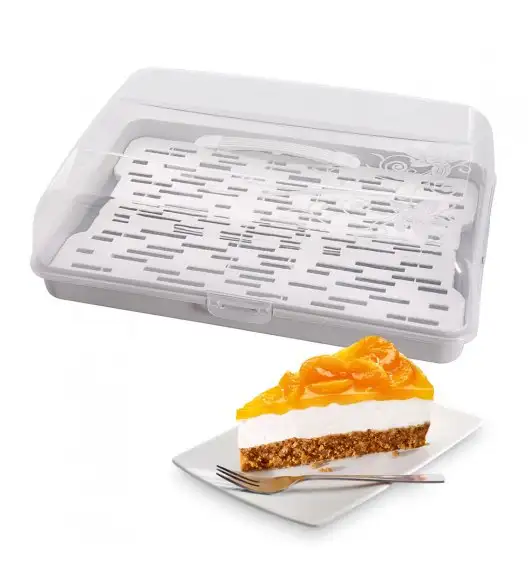 BRANQ VANILIA 1600 Pojemnik na ciasto z pokrywą / mix kolorów