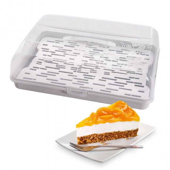 BRANQ VANILIA 1600 Pojemnik na ciasto z pokrywą / mix kolorów