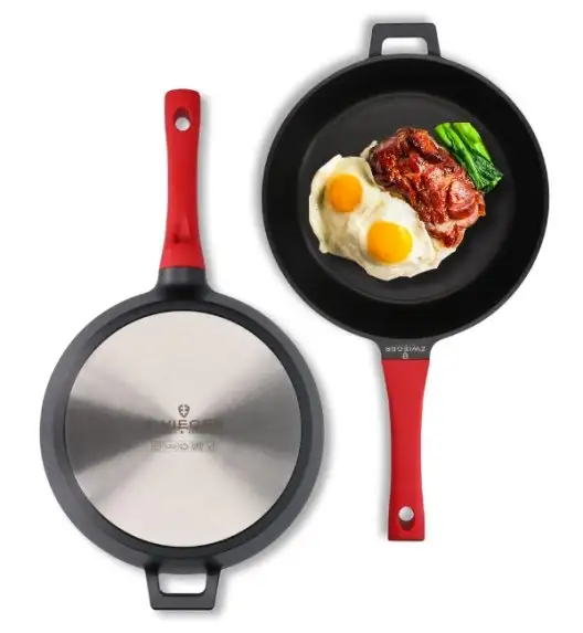 ZWIEGER OBSIDIAN Patelnia głęboka 28 cm GREBLON non- stick