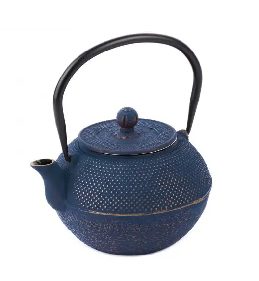 KONIGHOFFER HANAKO Żeliwny imbryk do herbaty z zaparzaczem 1,2 l / granatowy