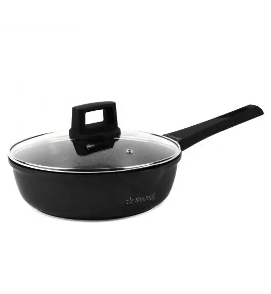 STARKE PRO TAYLOR MARBLE Patelnia głęboka z pokrywką 24 cm / Greblon® C3