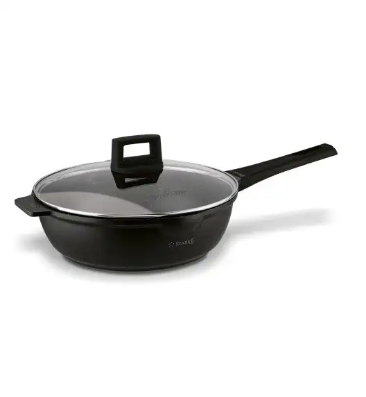 STARKE PRO TAYLOR MARBLE Patelnia głęboka z pokrywką 28 cm / Greblon® C3