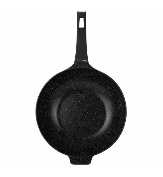 STARKE PRO TAYLOR MARBLE Wok z pokrywką 32 cm / Greblon C3