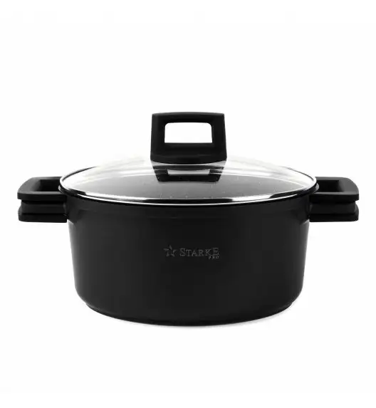 STARKE PRO TAYLOR MARBLE Garnek z pokrywką 24 cm / 4,2 l / Greblon® C3
