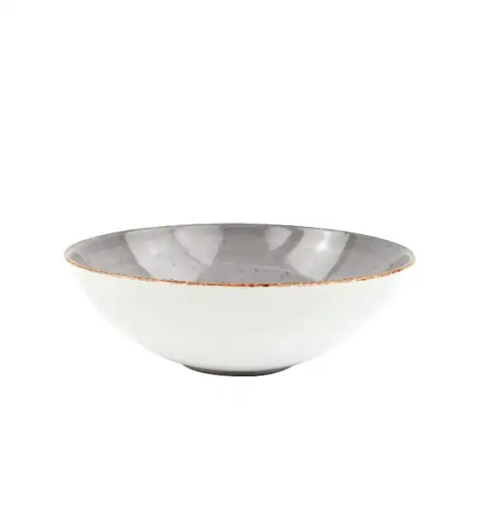 LUBIANA BOSS 6630Z Serwis obiadowy 54 el / 18 osób / szary / porcelana ręcznie malowana