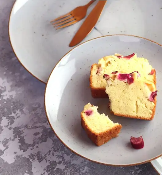 LUBIANA BOSS 6630Z Serwis obiadowy 54 el / 18 osób / szary / porcelana ręcznie malowana