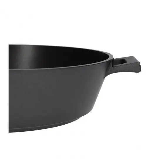 ZWIEGER OBSIDIAN Komplet patelni 24, 28 cm + patelnia głęboka 28 cm / powłoka GREBLON non- stick + Pokrywka Tadar