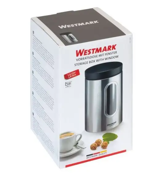 WESTMARK Puszka do przechowywania z okienkiem i pokrywką 1800 ml