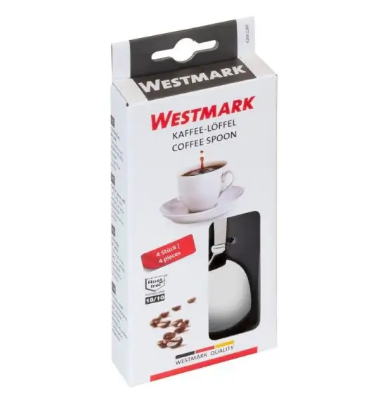 WESTMARK Zestaw 4 łyżeczek do kawy / stal nierdzewna