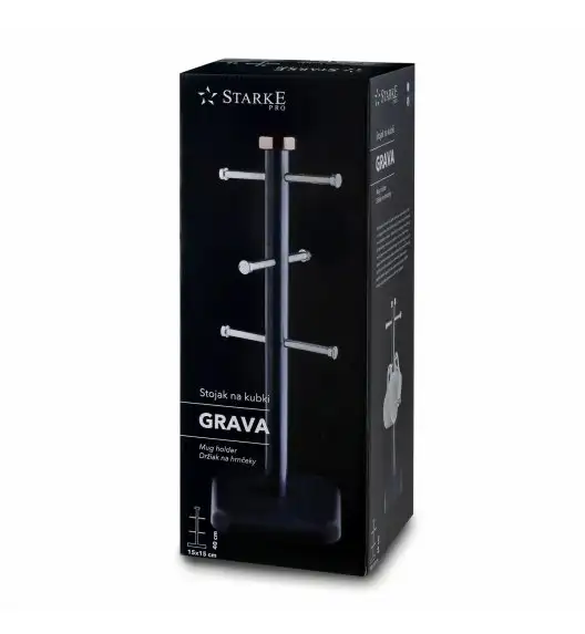 STARKE GRAVA Stojak na kubki / zielony