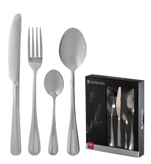 AMBITION ENNA Sztućce Komplet 24 el pudełko / 6 osób