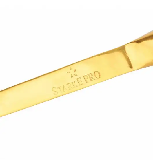 STARKE ULTIME GOLD Komplet 6 kuchennych przyborów na stojaku / stal nierdzewna 