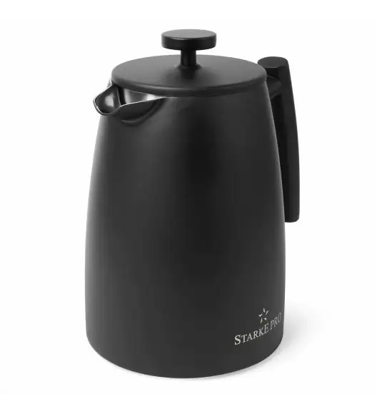 STARKE PRO ENCORA Zaparzacz typu french press / termos 1L / czarny