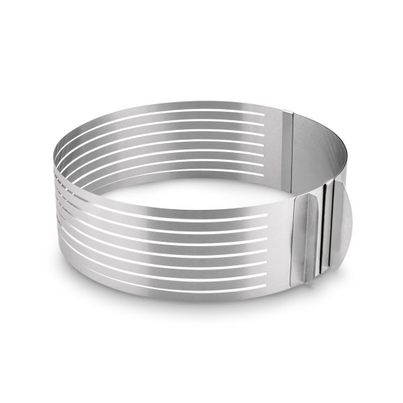 TADAR Regulowana obręcz do cięcia biszkoptu 24-26 cm