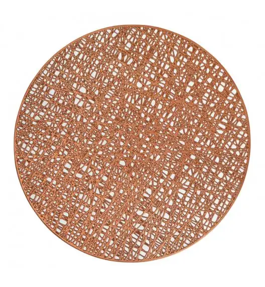 AMBITION GLAMOUR Ażurowa mata stołowa 38 cm / miedziana
