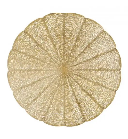 AMBITION GLAMOUR Okrągła mata stołowa 38 cm / złota