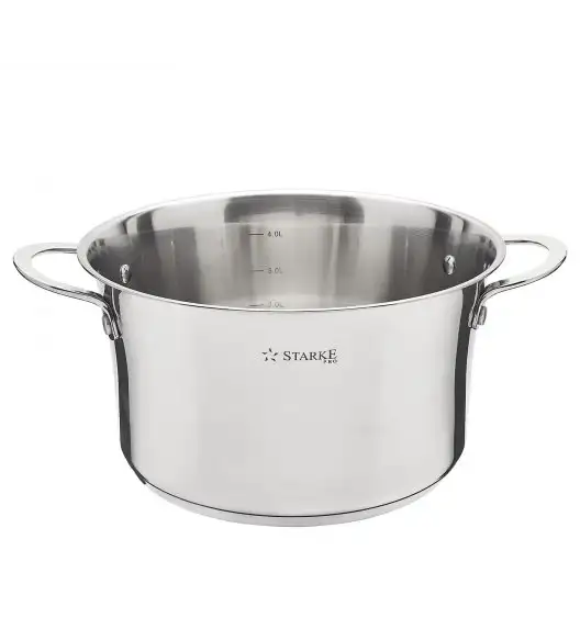 STARKE PRO SINTESI Zestaw garnków nierdzewnych z patelnią 10 el / indukcja