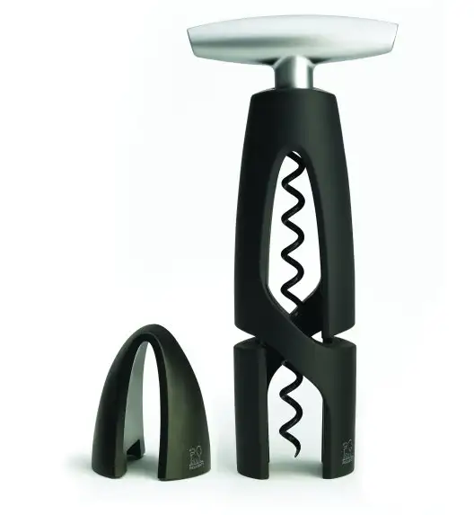 PEUGEOT ALTAR Korkociąg z przecinaczem folii czarny 