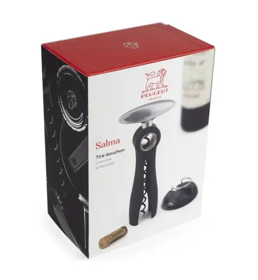 PEUGEOT SALMA Korkociąg / otwieracz / czarny