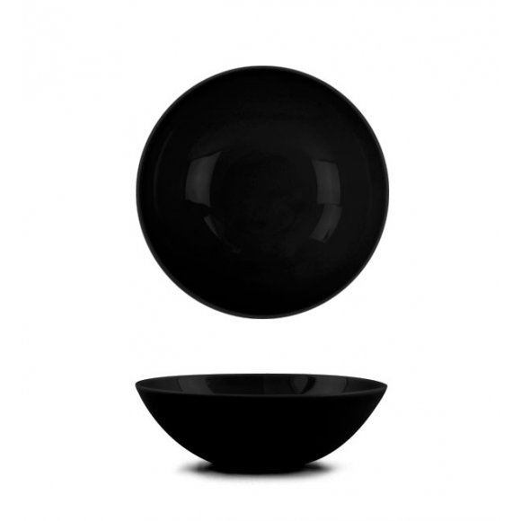 LUBIANA BOSS K8 Talerz głęboki 18 cm / czarny 