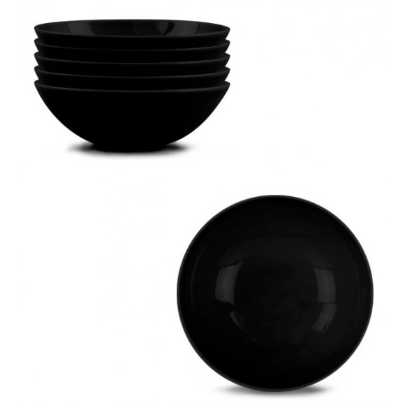 LUBIANA BOSS K8 6x Talerz głęboki 18 cm / czarny 