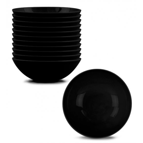 LUBIANA BOSS K8 12x Talerz głęboki 18 cm / czarny 