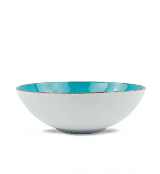 LUBIANA BOSS 6630L 12x Salaterka 21 cm / morska / porcelana ręcznie malowana