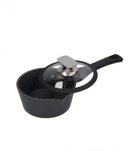 ZWIEGER BLACK STONE Zestaw garnków z pokrywkami 20, 24, 28 cm + Rondel 16 cm + Patelnie 20, 24, 28 cm + Grillowa 28 cm