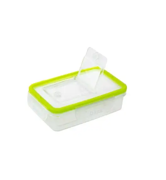 BRANQ Q-LOCK 1171 Prostokątny pojemnik na żywność 375 ml z pokrywką / przezroczysty