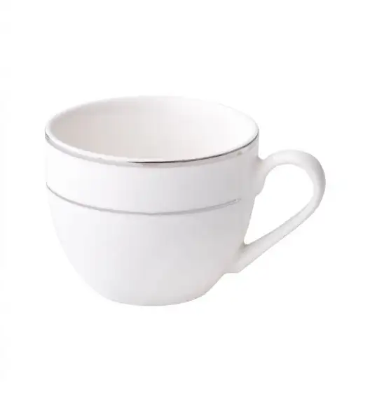 AMBITION AURA SILVER Filiżanka do espresso 90 ml porcelana