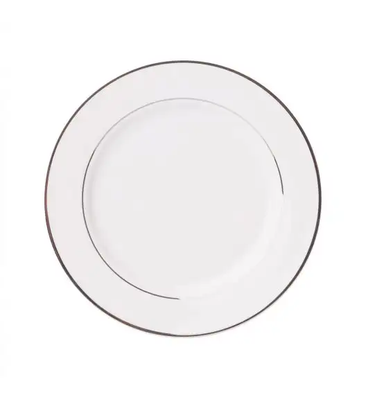 AMBITION AURA SILVER Talerz deserowy 19 cm