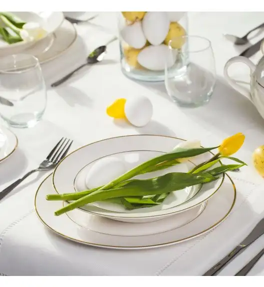 AMBITION AURA GOLD Serwis obiadowy 18 elementów dla 6 osób