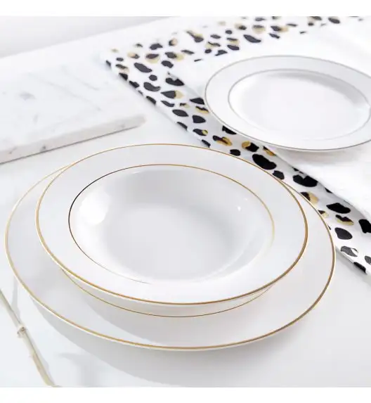 AMBITION AURA GOLD Serwis obiadowy 18 elementów dla 6 osób