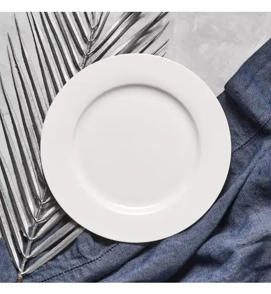 AMBITION AURA WHITE Talerz deserowy 19 cm