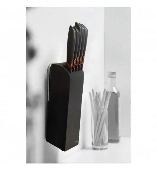 FISKARS EDGE 1003099 Zestaw 5 noży kuchennych w bloku / japońska stal nierdzewna