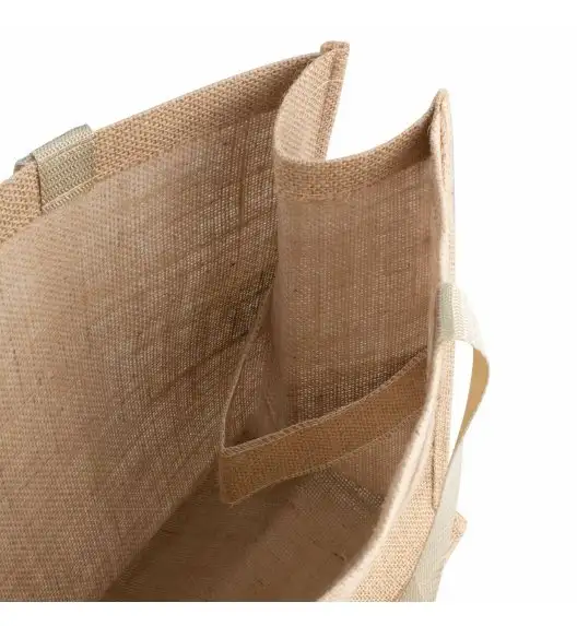 TADAR Jutowa torba na zakupy / 32 x 46 x 18 cm