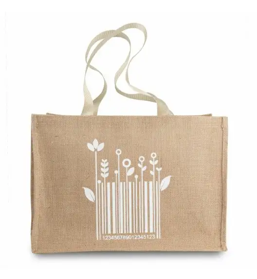 TADAR Jutowa torba na zakupy / 32 x 46 x 18 cm