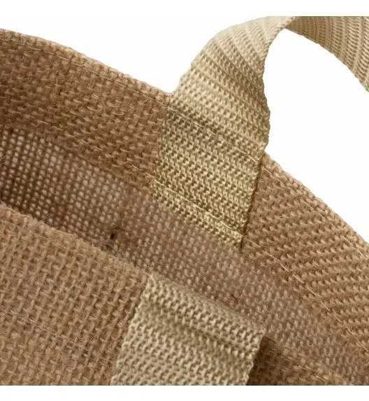TADAR Jutowa torba na zakupy / 32 x 46 x 18 cm