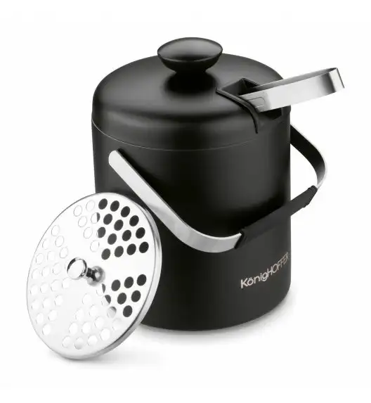 KONIGHOFFER LUGO Wiaderko do lodu 1,3 l / czarny mat