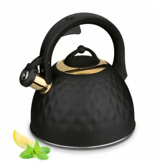 TADAR FESTO Czajnik ze stali nierdzewnej 3 l / Czarny mat