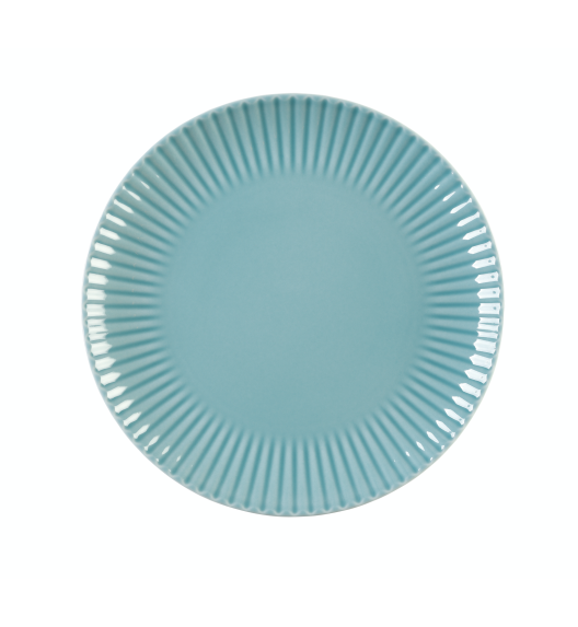 LUBIANA DAISY WATERFALL K6 Serwis obiadowy 6 osób / 18 elementów / turkusowy