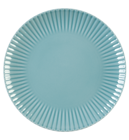 LUBIANA DAISY WATERFALL K6 Serwis obiadowy 6 osób / 18 elementów / turkusowy