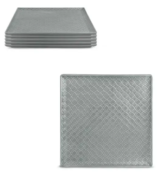 LUBIANA MARRAKESZ K1 6x Talerz obiadowy 25,5 cm / szary 