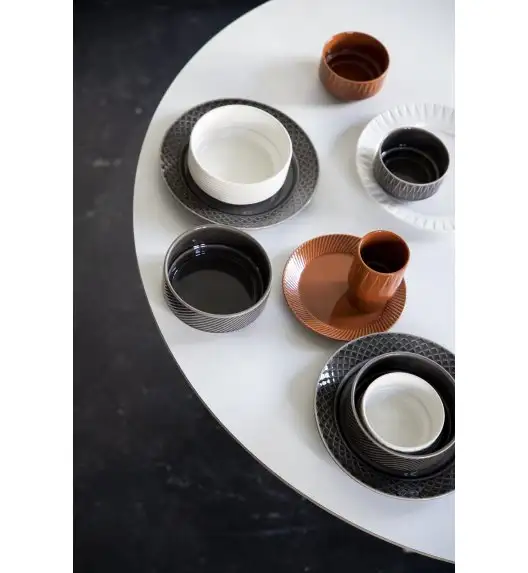 Sagaform talerz  szary / ceramika / 27,5 cm