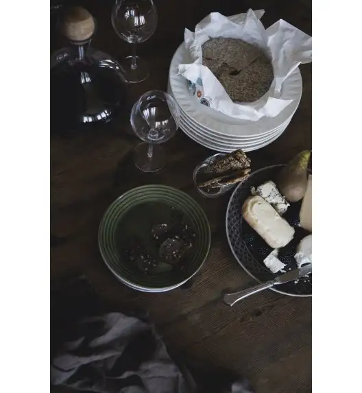 Sagaform talerz  szary / ceramika / 27,5 cm