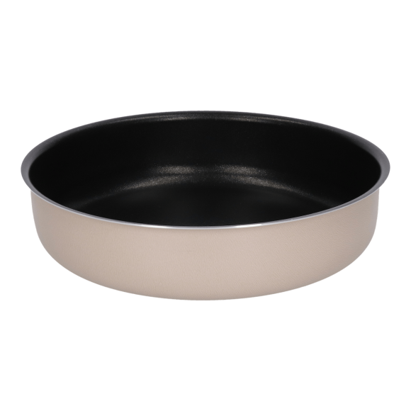 WYPRZEDAŻ! VITTERO Forma aluminiowa okrągła do ciasta 20 cm / beżowa