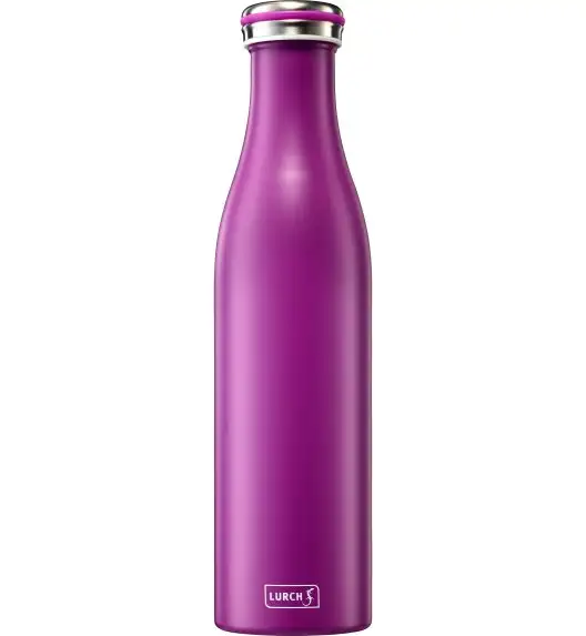 LURCH Termiczna butelka stalowa 0,75 l fioletowa / stal nierdzewna / FreeForm