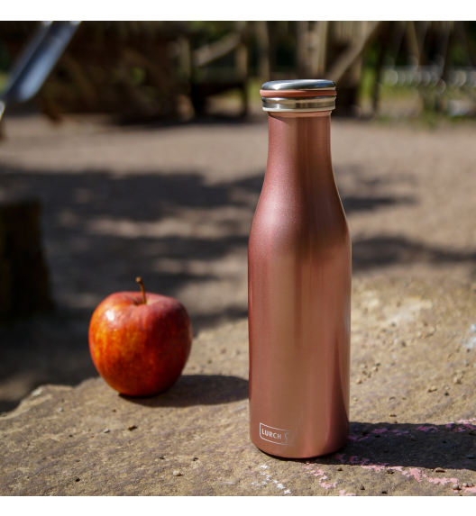 LURCH Termiczna butelka stalowa 0,5 l różowe złoto / stal nierdzewna / FreeForm
