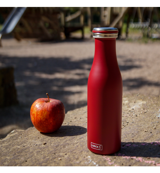 LURCH Termiczna butelka stalowa 0,5 l burgund matowy / stal nierdzewna / FreeForm