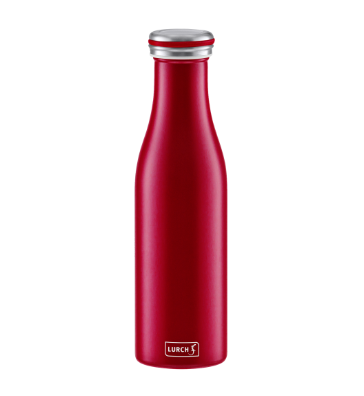 LURCH Termiczna butelka stalowa 0,5 l burgund matowy / stal nierdzewna / FreeForm